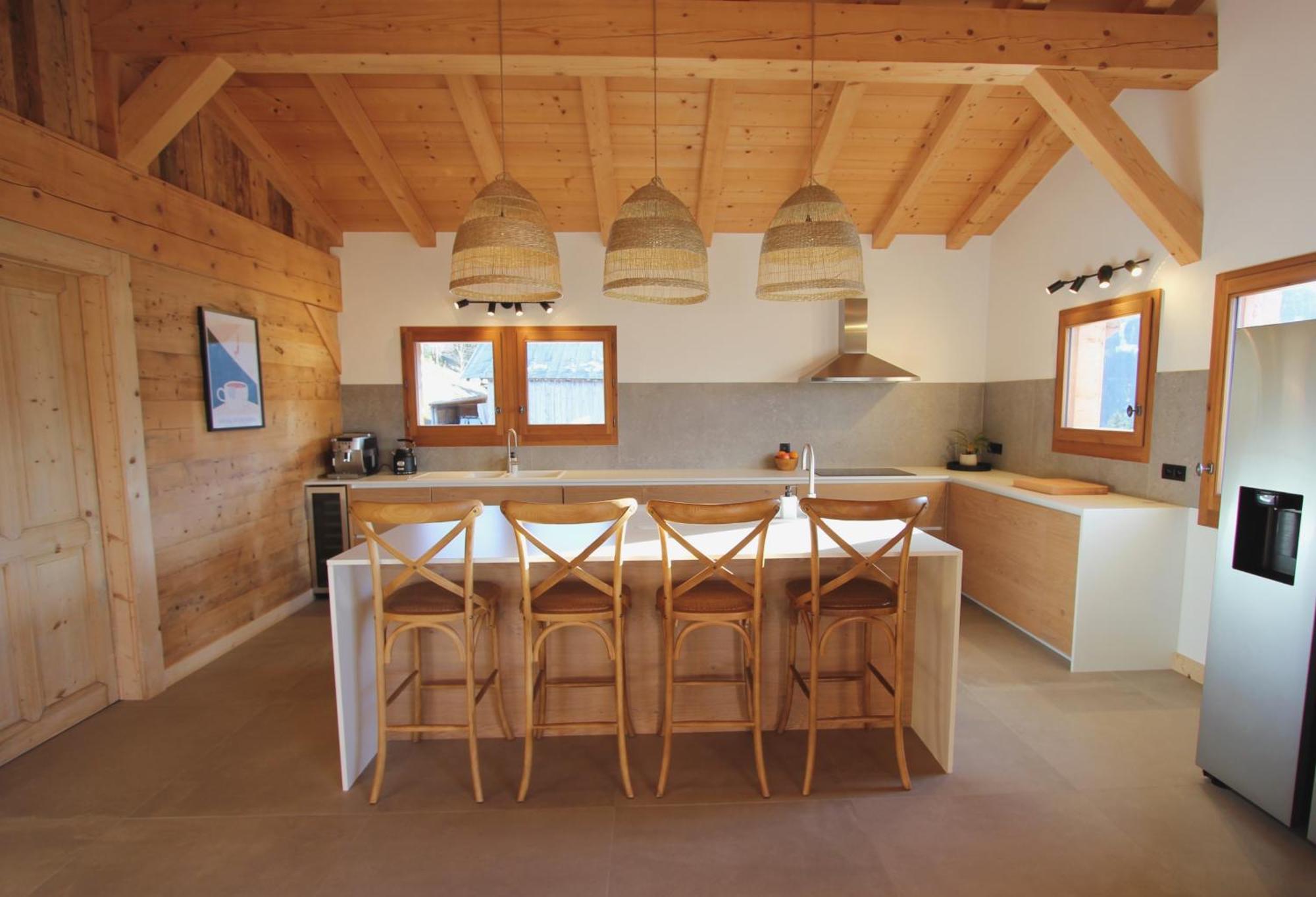 Chez Nonna - Charmant Demi-Chalet A La Montagne ノートル・ダム・ド・ベルコンブ エクステリア 写真
